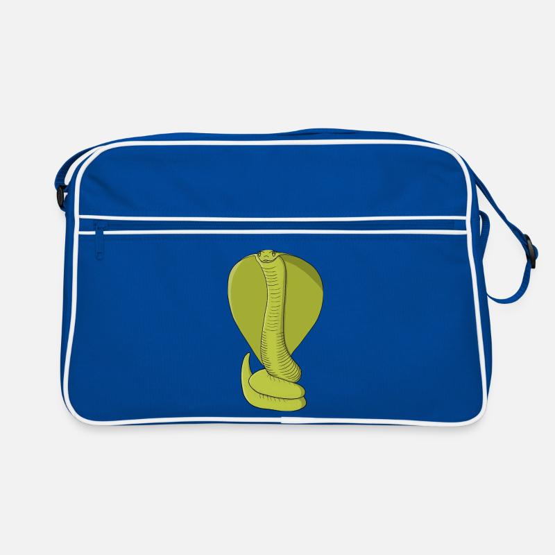 Vibrant Lime Green Cobra Retro Bag