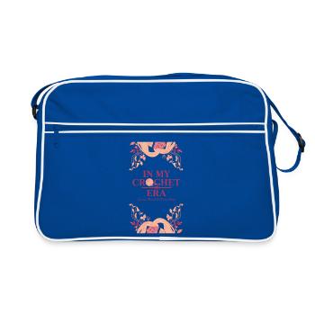 À l’époque du crochet, fils créatifs Modern Hooks - Sac Retro - bleu/blanc - Devant
