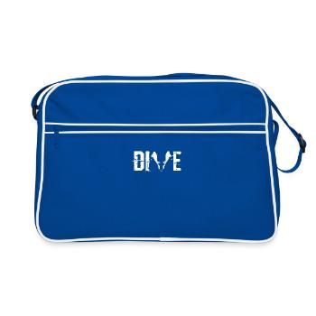 Dive Plongeurs Plongée sous l’eau - Sac Retro - bleu/blanc - Devant