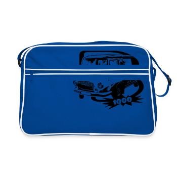 Barkas B1000 Transporter - Retro Tasche - Blau/Weiß - Vorne