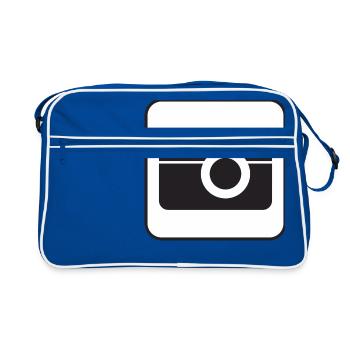 photo - Retro Bag - blue/white - Front