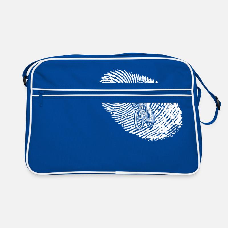 empreintes digitales adn cadeau dns bicyclette cycle 2 Sac Retro
