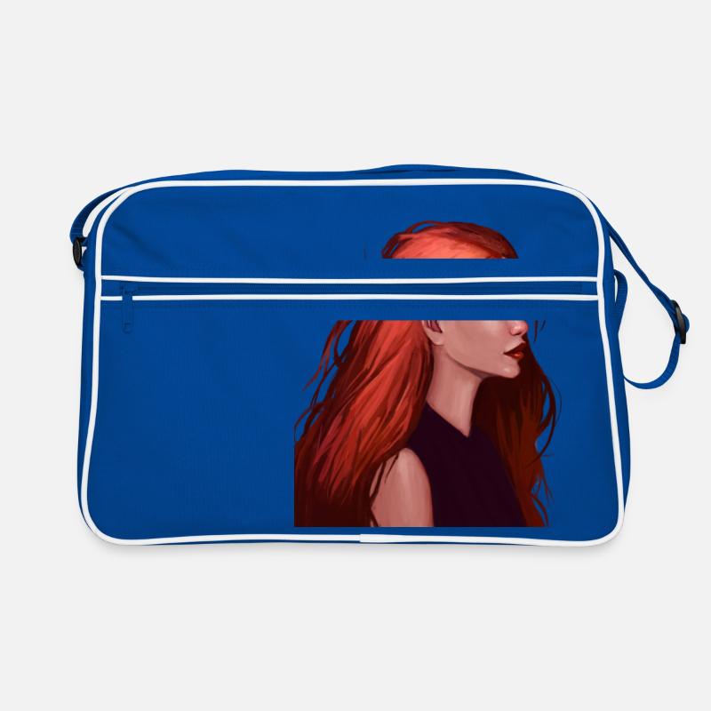Red elf - Retro Tasche - Blau/Weiß
