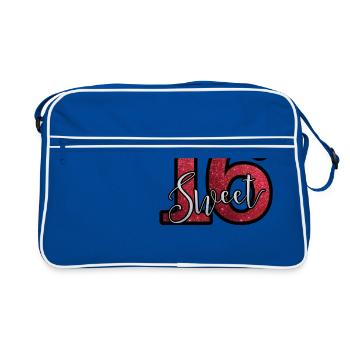 doux 16 - Sac Retro - bleu/blanc - Devant
