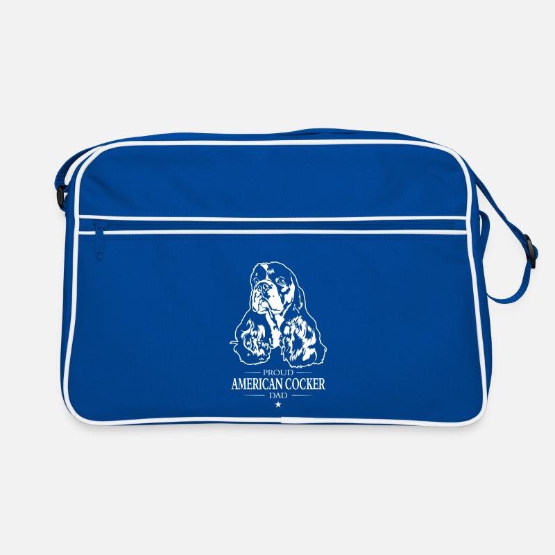 American Cocker Dad Hunde Cocker Spaniel Wilsigns Retro Tasche