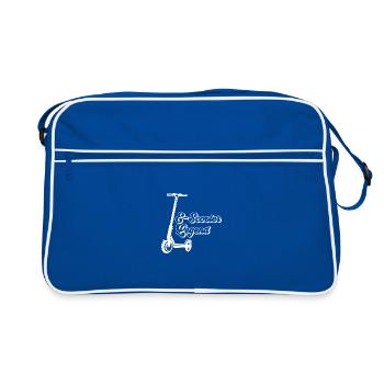 Escooter Legend Scooter électrique E-Scooter - Sac Retro - bleu/blanc - Devant