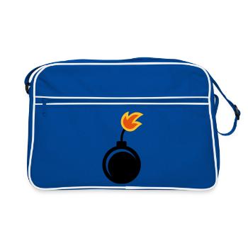 Bombe - Sac Retro - bleu/blanc - Devant