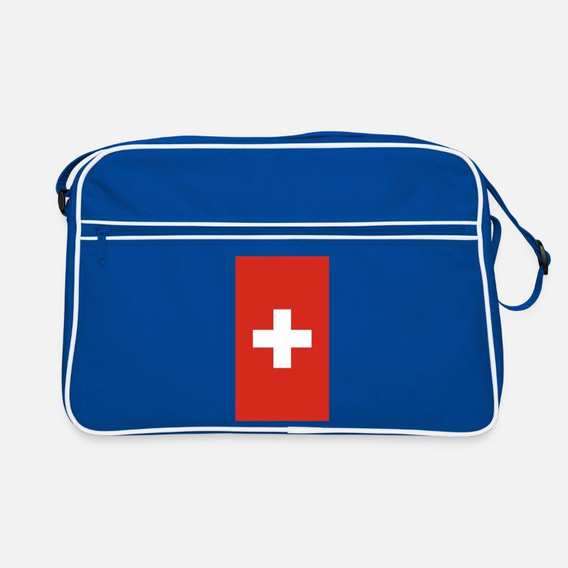 Telefon-Fall der Schweizer Flagge Retro Tasche