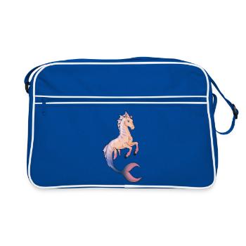 Kelpion - Sac Retro - bleu/blanc - Devant