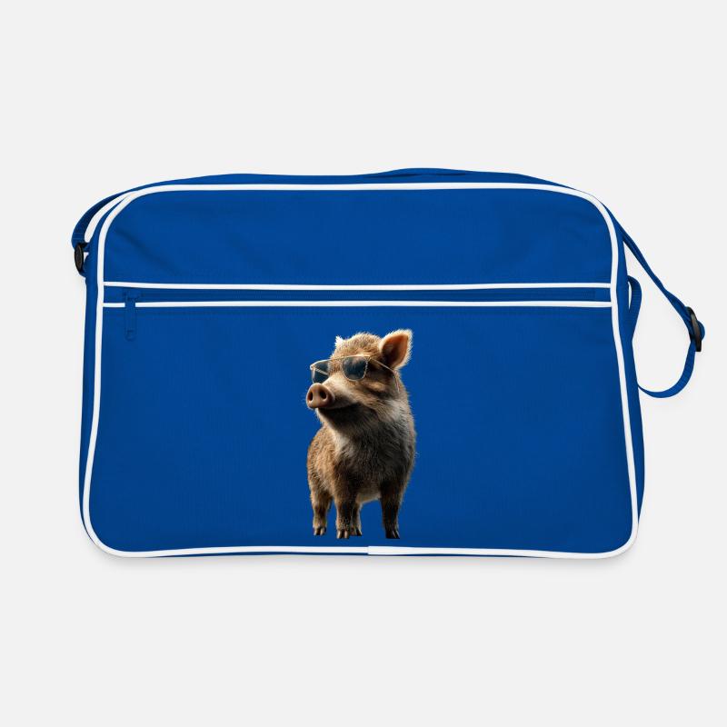 Wild boar Wild boar Wild boar Pig Hunter Retro Bag
