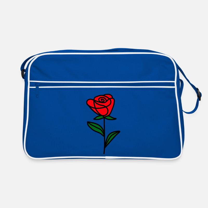 Rose minimaliste Sac Retro