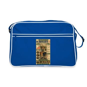 Die Jungverliebten – Frisch verliebt - Retro Tasche - Blau/Weiß - Vorne