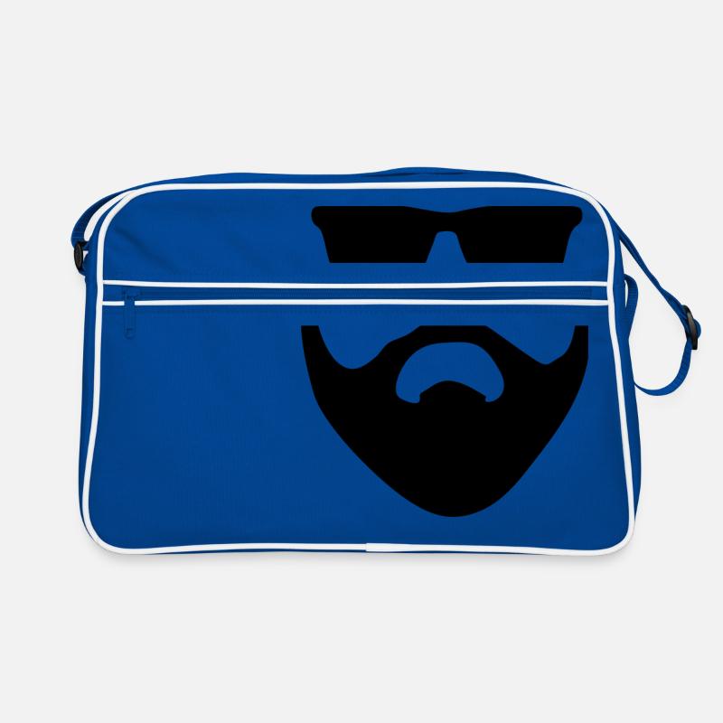Mann mit Bart Retro Tasche
