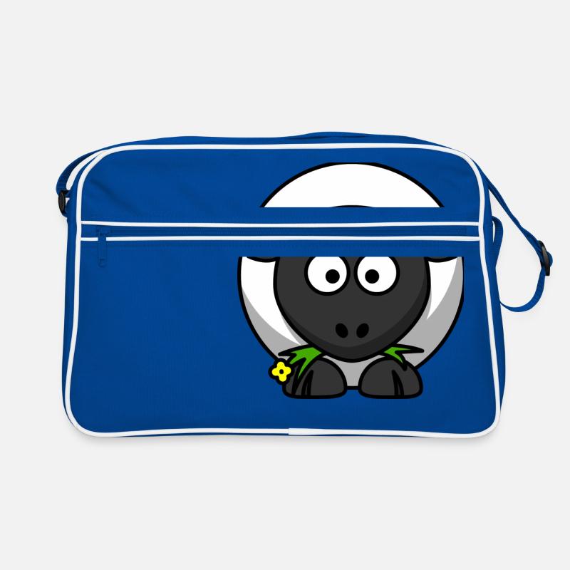 Schaaf - Retro Tasche - Blau/Weiß