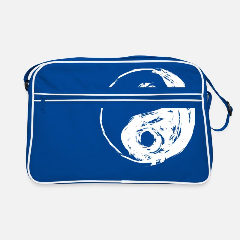 YIN YANG et look cool effiloché - Sac Retro - bleu/blanc