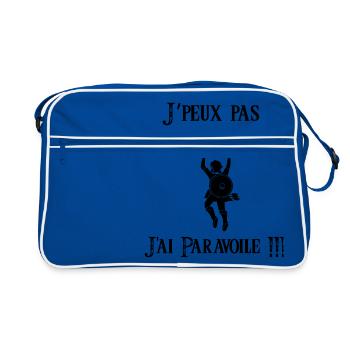 Link triforce Parasailing - Retro Bag - blue/white - Front