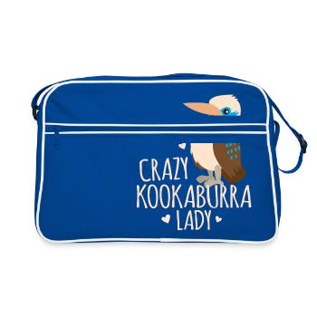 dame folle de kookaburra - Sac Retro - bleu/blanc - Devant