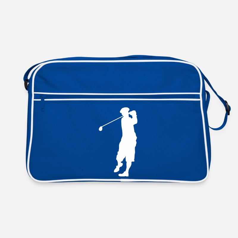 Golf Silhouette Retro Tasche