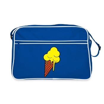Schmelzendes Eis  Pop Art - Retro Bag - blue/white - Front