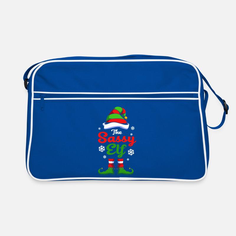 Elfe Elf Weihnachtsgeschenk Nervensäge Retro Tasche