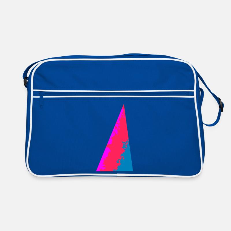 Solid Colors, Abstract, Geometric Colors Retro Bag