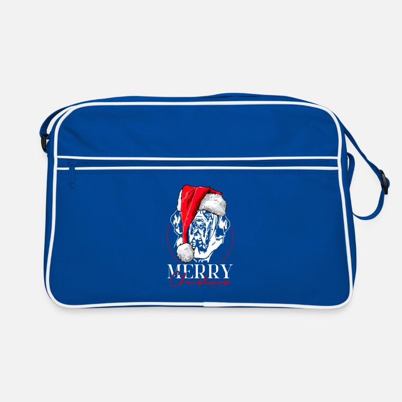 Père Noël Mastiff anglais joyeux Noël Wilsigns Sac Retro