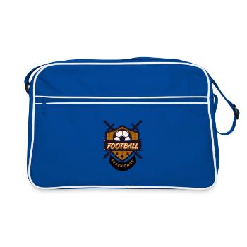 Bouclier Football Épopée Expérience - Sac Retro - bleu/blanc - Devant