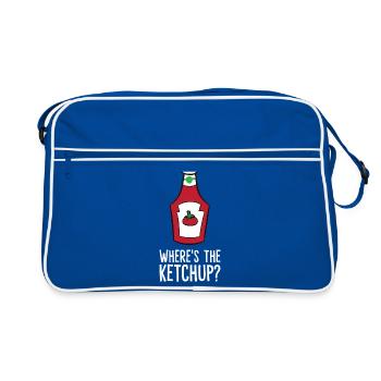 Ketchup - Where's the Ketchup? - Retro Bag - blue/white - Front