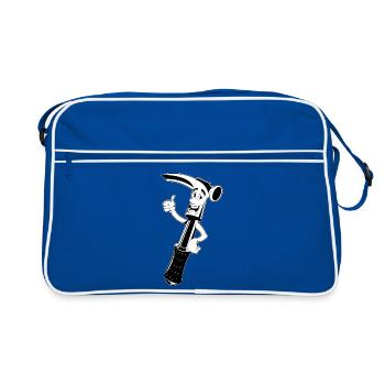 Hammer Cartoon - Sac Retro - bleu/blanc - Devant