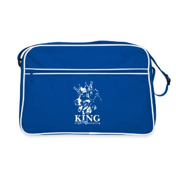 CHIEN DE MONTAGNE BERNOIS Chien de roi disant chiens Wilsigns - Sac Retro - bleu/blanc - Devant