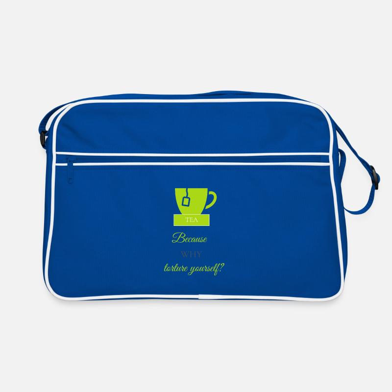 TEA-RIFFIC (Citron vert + Gris) Sac Retro