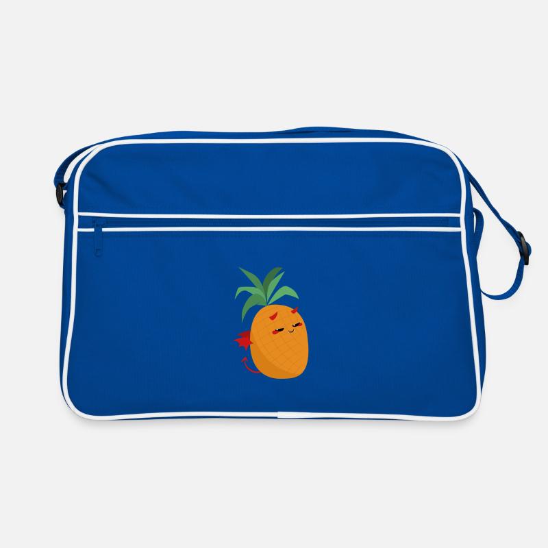 Cute Devil Pineapple - Little Fruity Demon Retro Bag
