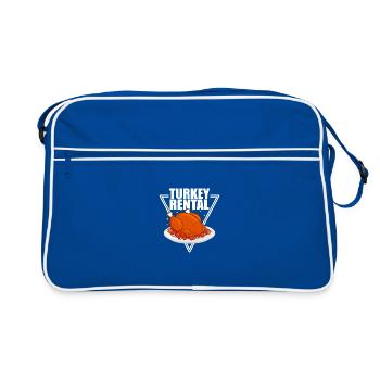 Location de dinde Thanksgiving Thanksgiving - Sac Retro - bleu/blanc - Devant