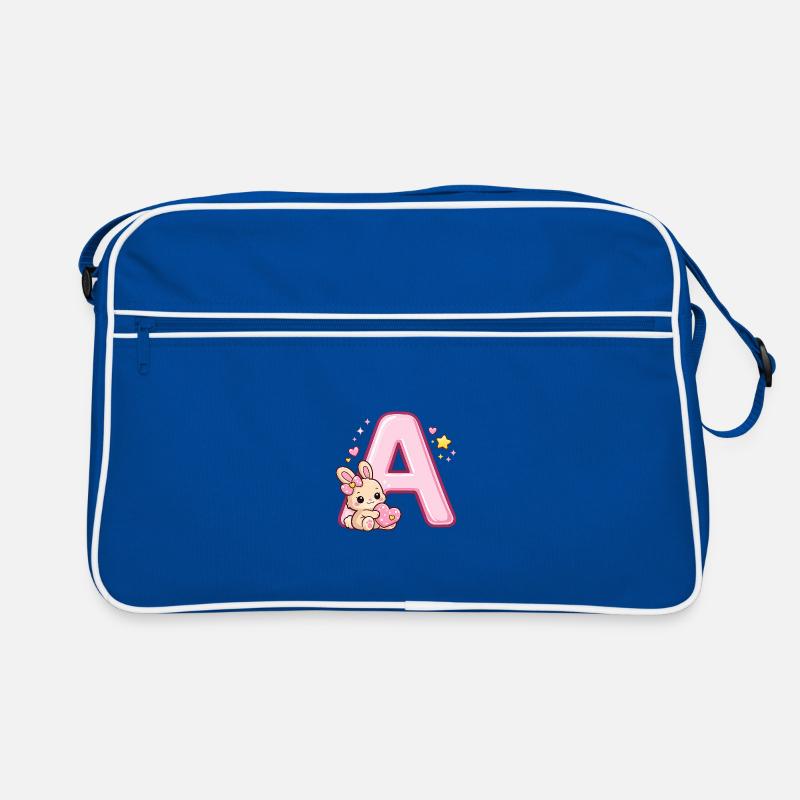 A with Rabbit Heart Retro Bag