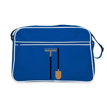 appareils de jardin - Sac Retro - bleu/blanc - Devant
