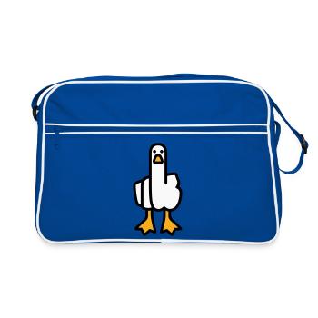 Statement Goose - Retro Bag - blue/white - Front