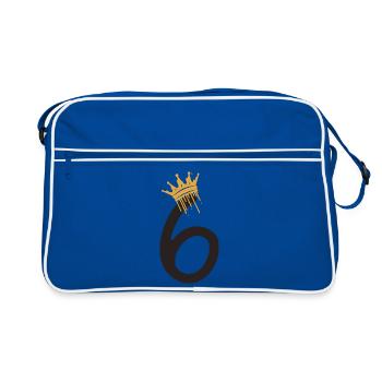 6 - Retro Bag - blue/white - Front