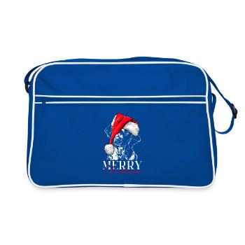 GROSSER MÜNSTERLÄNDER Joyeux Noël Wilsigns - Sac Retro - bleu/blanc - Devant