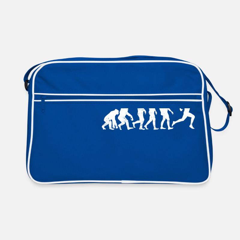 Runner evolution race jogging gift marathon Retro Bag