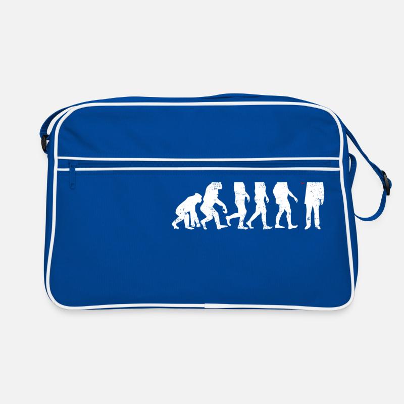 Physiker evolution beruf job physik wissenschaft Retro Tasche