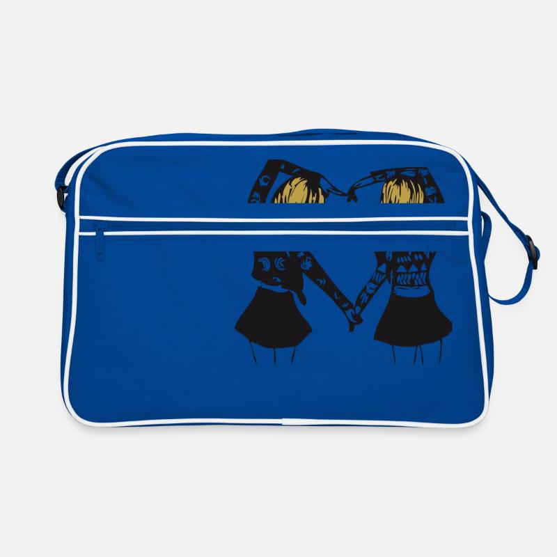 Queen - Queen - Partnerlook - BFF - BGF - Geschenk Retro Tasche