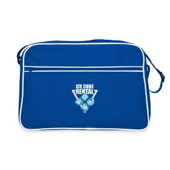 Location de glaçons - Sac Retro - bleu/blanc - Devant
