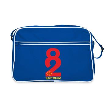 Tarn et garonne - Sac Retro - bleu/blanc - Devant