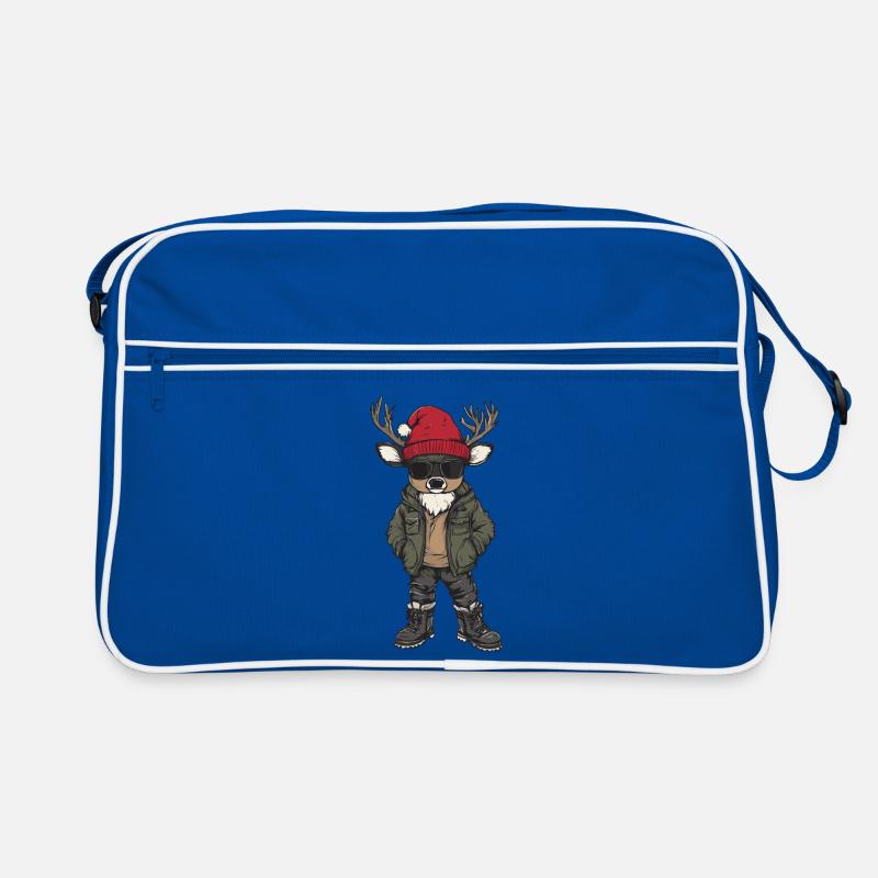 Deer Christmas Winter Retro Bag