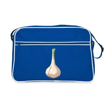 Garlic - Retro Bag - blue/white - Front