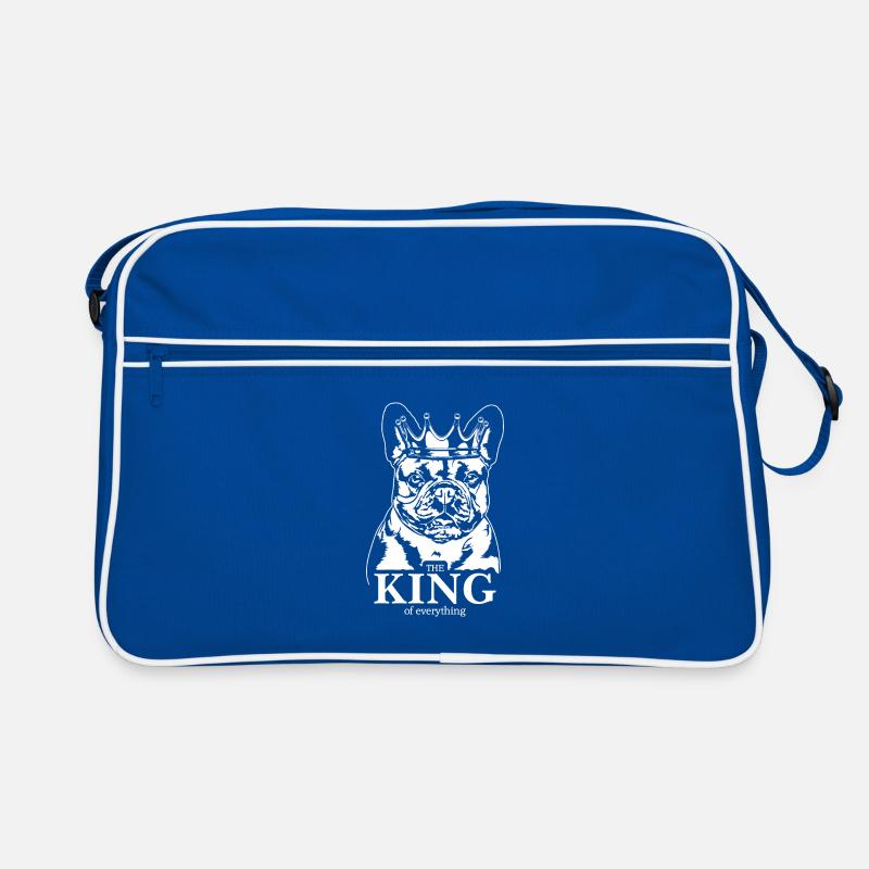 Bouledogue français Roi de tout Chiens Sac Retro