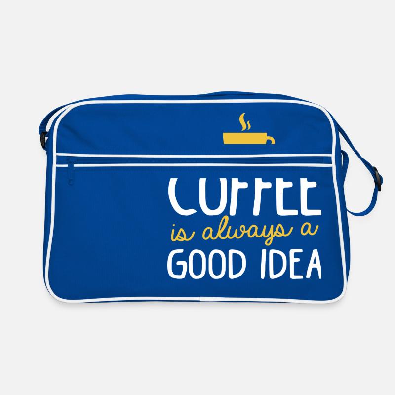 Kaffee coffee is always a good idea gute Idee Retro Bag