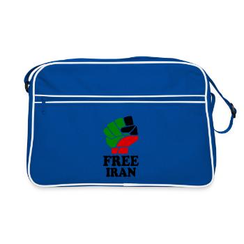 Free iran - Sac Retro - bleu/blanc - Devant