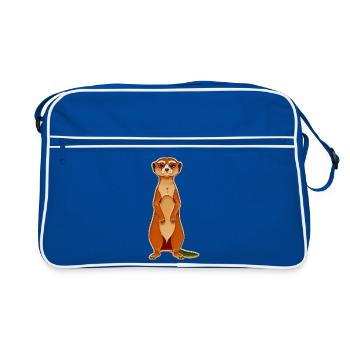 Toujours à l’affût - Sac Retro - bleu/blanc - Devant