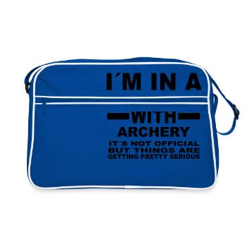 relationship with ARCHERY - Retro Bag - blue/white - Front